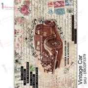 DRESS MY CRAFT - Transfer Me - Vintage Car #25